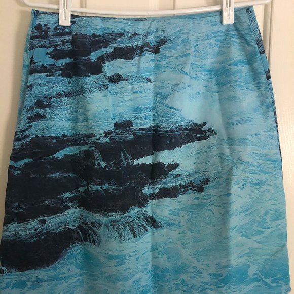 Anthropologie HD in Paris Digital Rapids Skirt - Picture 3 of 5